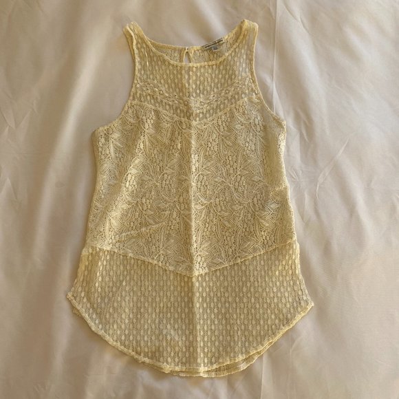 American Eagle Lacey Tank Top - Picture 1 of 8